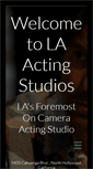 Mobile Screenshot of laactingstudios.com