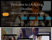 Tablet Screenshot of laactingstudios.com